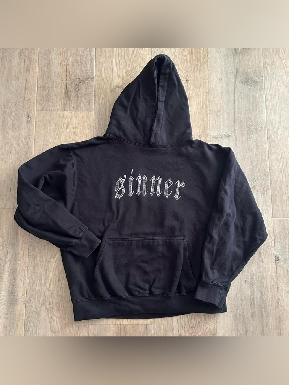 Bedazzled “Sinner” Hoodie